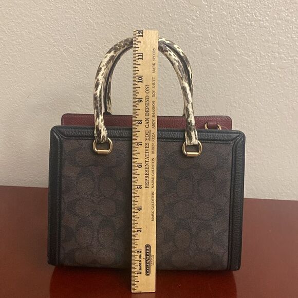 ❤️Coach Grace Carryall In Signature Coach Bag - Picture 11 of 12
